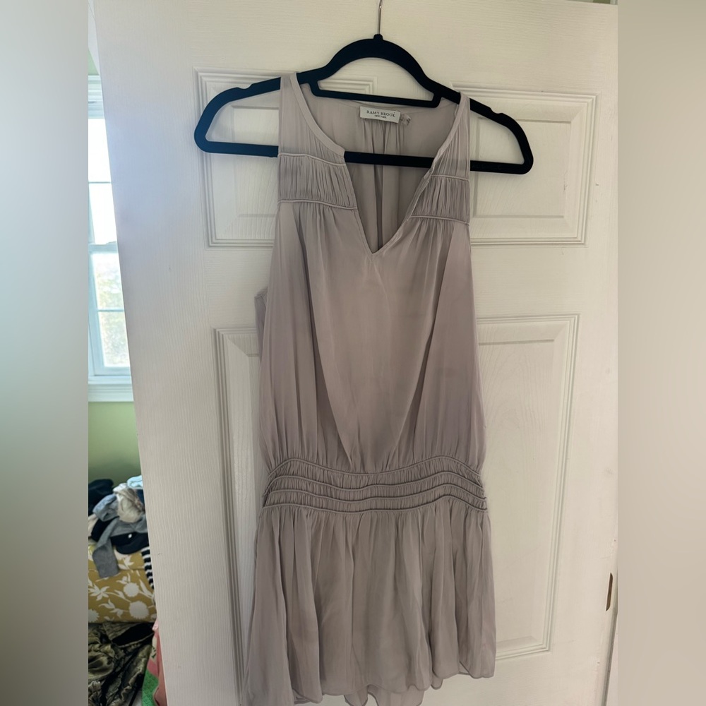 Ramy Brook Light Gray Mini Dress